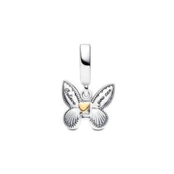 Pandora Moments 14K Plated 0.01 Ct. Tw. Lab-Grown Dangle Charm - Picture 2 of 3